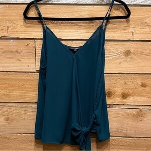 Papermoon Deep Teal Camisole with Tie-Front